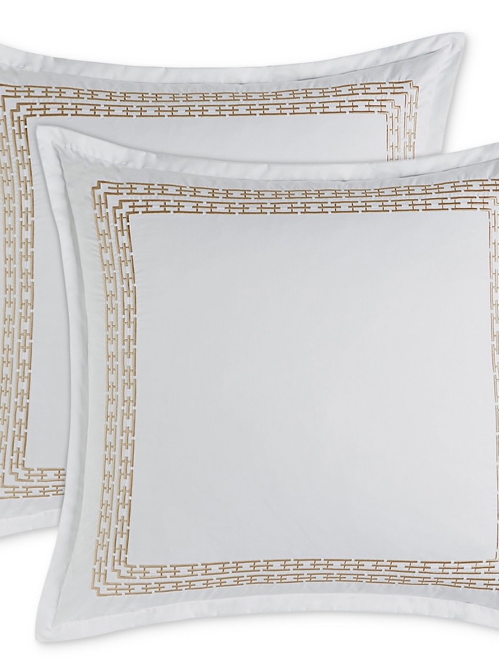 Hotel Collection 2-piece Euro Shams/decorative pillow covers sham set.